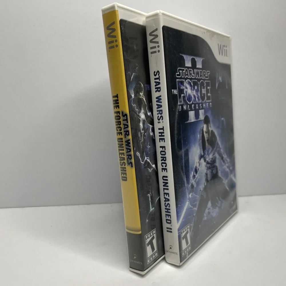 Lot of 2 – Star Wars: The Force Unleashed I & II (Nintendo Wii) – Complete
